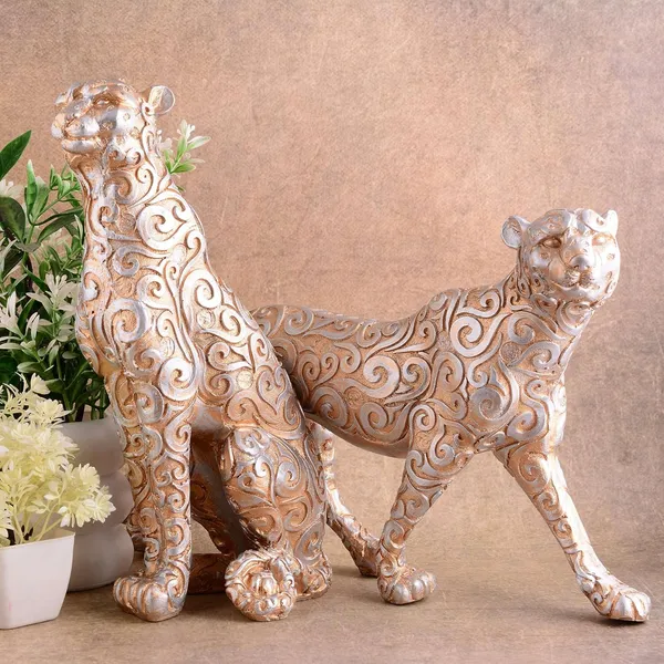 Skin_Panther_Animal_Showpiece_Antique_Sculpture_for_Home_Decor_Showpiece_Figurine_(Set_of_2)