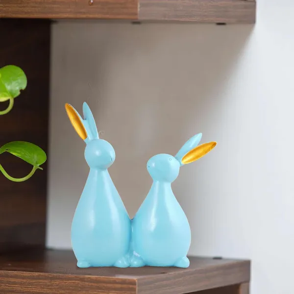 Rabbit_Cute_Pair_Statue_for_Home_Decor_Showpiece_|_Kids_Room_Decorative_Showpiece_(Sky_Blue)
