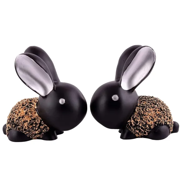 Rabbit_Cute_Pair_Statue_for_Home_Decor_Showpiece_|_Kids_Room_Decorative_Showpiece_(Black)