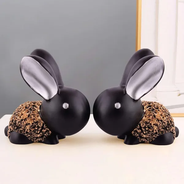 Rabbit_Cute_Pair_Statue_for_Home_Decor_Showpiece_|_Kids_Room_Decorative_Showpiece_(Black)