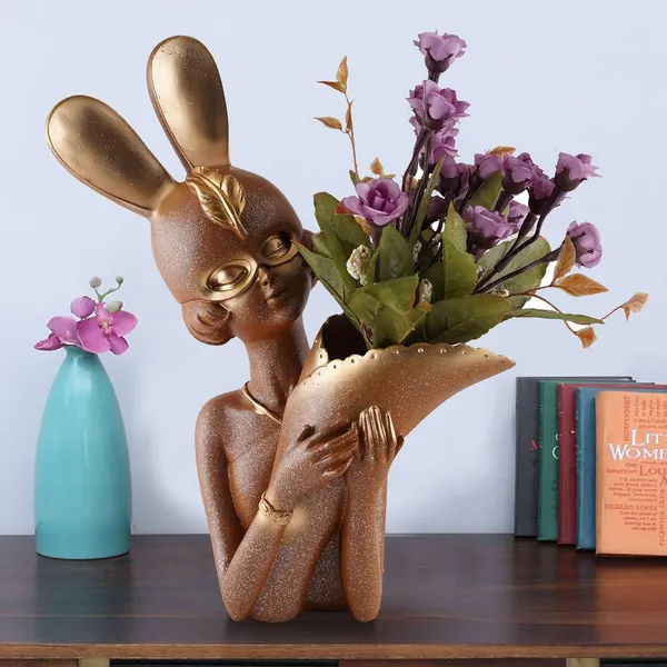 Decorative_Flower_Vases_showpiece_for_Living_Room,_Bedroom,_Kitchen,_Dining_Room,_Office_Decoration_Home_Decor_14_Inch_(Brown)