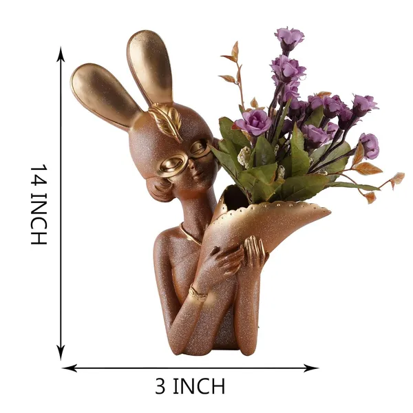 Decorative_Flower_Vases_showpiece_for_Living_Room,_Bedroom,_Kitchen,_Dining_Room,_Office_Decoration_Home_Decor_14_Inch_(Brown)
