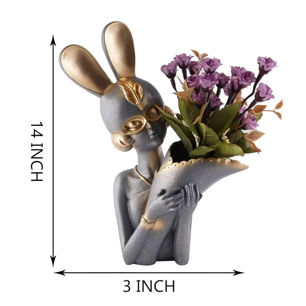 Decorative_Flower_Vases_showpiece_for_Living_Room,_Bedroom,_Kitchen,_Dining_Room,_Office_Decoration_Home_Decor_14_Inch_(Grey)