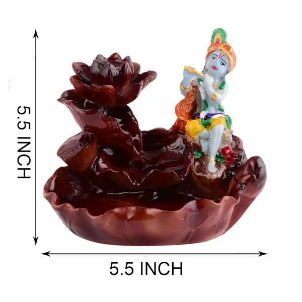 Krishna_Smoke_Fountain_Incense_Burner_Backflow_Incense_Idol_Gift_Item/Gift_Item