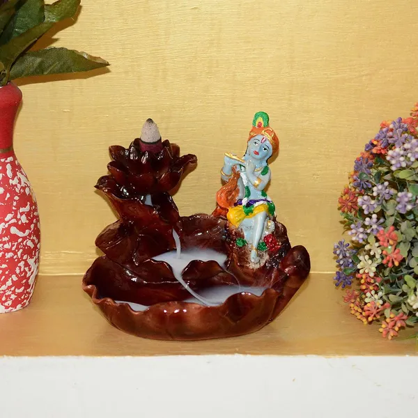 Krishna_Smoke_Fountain_Incense_Burner_Backflow_Incense_Idol_Gift_Item/Gift_Item