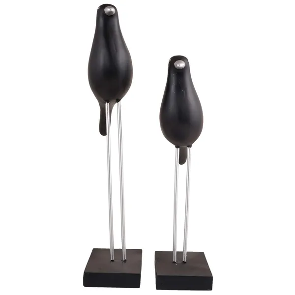 Multicolour_Sparrow_Bird_Home_Decor_Showpiece_On_Iron_Stand