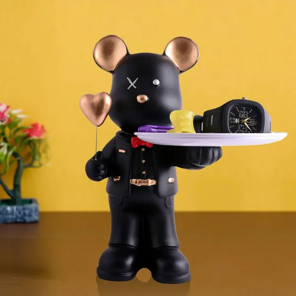 Multicolour_Cool_Taddy_Bear_Showpiece_For_Home_Decorative_Showpiece_|_Taddy_Bear_With_Paltter_Statue_For_Home_Decor_Showpiece_|_Home_Kitchen_Decor_|_Office_Decorative_Item_-4