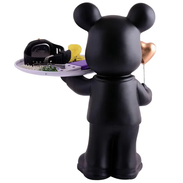 Multicolour_Cool_Taddy_Bear_Showpiece_For_Home_Decorative_Showpiece_|_Taddy_Bear_With_Paltter_Statue_For_Home_Decor_Showpiece_|_Home_Kitchen_Decor_|_Office_Decorative_Item_-4