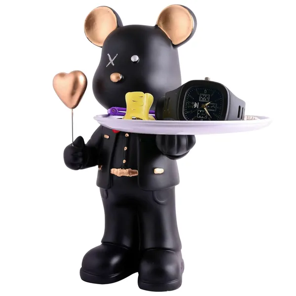 Multicolour_Cool_Taddy_Bear_Showpiece_For_Home_Decorative_Showpiece_|_Taddy_Bear_With_Paltter_Statue_For_Home_Decor_Showpiece_|_Home_Kitchen_Decor_|_Office_Decorative_Item_-4