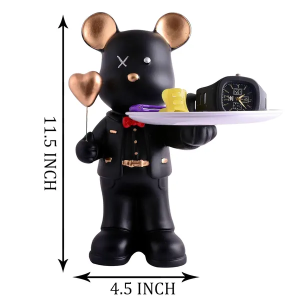 Multicolour_Cool_Taddy_Bear_Showpiece_For_Home_Decorative_Showpiece_|_Taddy_Bear_With_Paltter_Statue_For_Home_Decor_Showpiece_|_Home_Kitchen_Decor_|_Office_Decorative_Item_-4