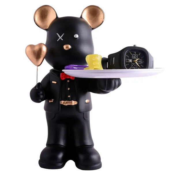 Multicolour_Cool_Taddy_Bear_Showpiece_For_Home_Decorative_Showpiece_|_Taddy_Bear_With_Paltter_Statue_For_Home_Decor_Showpiece_|_Home_Kitchen_Decor_|_Office_Decorative_Item_-4
