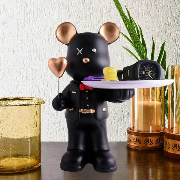 Multicolour_Cool_Taddy_Bear_Showpiece_For_Home_Decorative_Showpiece_|_Taddy_Bear_With_Paltter_Statue_For_Home_Decor_Showpiece_|_Home_Kitchen_Decor_|_Office_Decorative_Item_-4