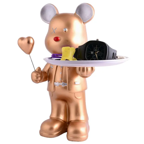 Multicolour_Cool_Taddy_Bear_Showpiece_For_Home_Decorative_Showpiece_|_Taddy_Bear_With_Paltter_Statue_For_Home_Decor_Showpiece_|_Home_Kitchen_Decor_|_Office_Decorative_Item_-5