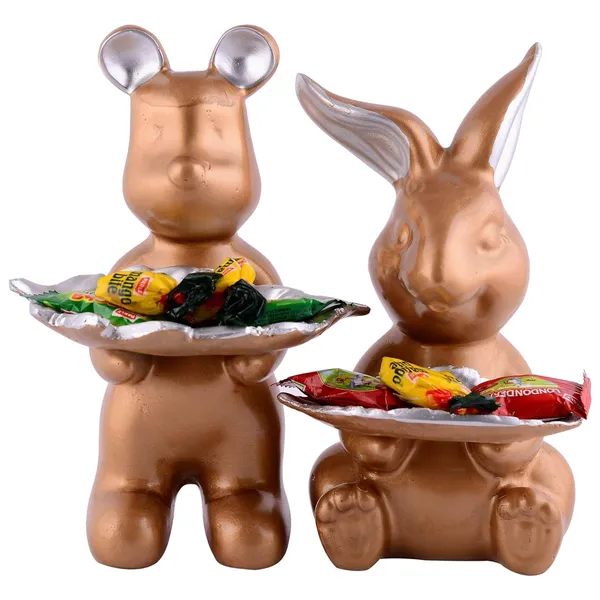 Multicolour_Set_Of_2_Rabbits_In_Golden_Decorative_Showpiece_For_Home_Decor_Showpiece_|_Home_Kitchen_Decor_|_Office_Decorative_Item_-_13_Cm