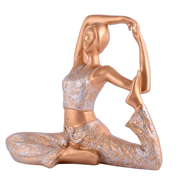Multicolour_Suitable_For_Home_Decor_Yoga_Posture_Lady_Statue_Idol_For_Home_Yoga_Statue_Admirable_Piece_Of_Gift