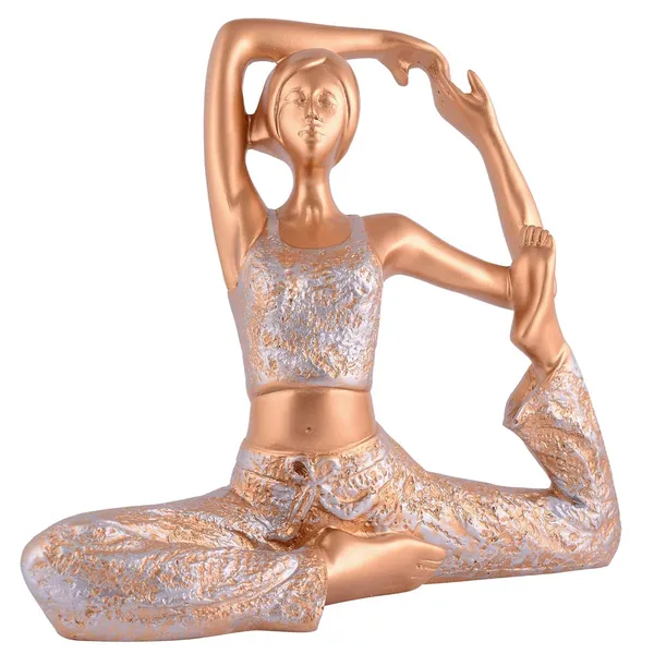 Multicolour_Suitable_For_Home_Decor_Yoga_Posture_Lady_Statue_Idol_For_Home_Yoga_Statue_Admirable_Piece_Of_Gift