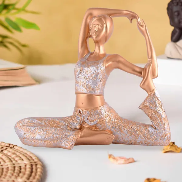 Multicolour_Suitable_For_Home_Decor_Yoga_Posture_Lady_Statue_Idol_For_Home_Yoga_Statue_Admirable_Piece_Of_Gift