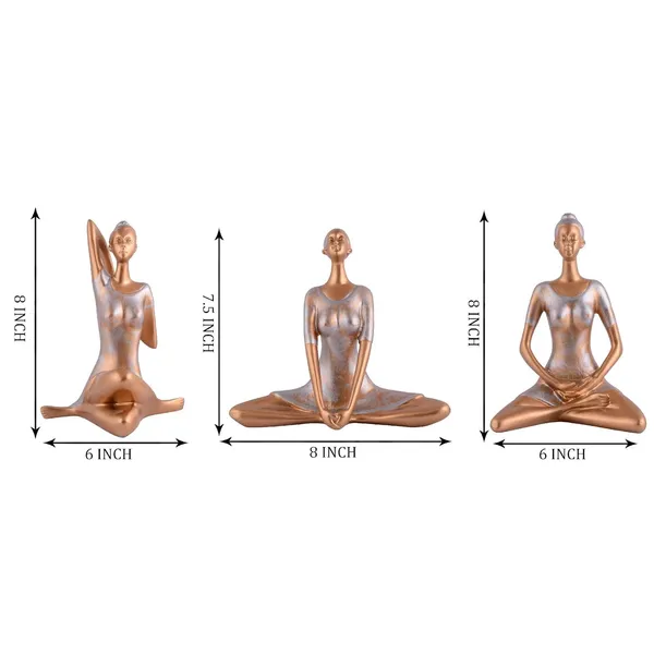 Suitable_for_Home_Decor_Yoga_Posture_Lady_Statue_Idol_for_Home_Yoga_Statue_Three_Pair_Admirable_Piece_of_Gift_(Golden)_-_13