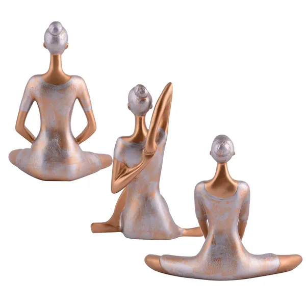 Suitable_for_Home_Decor_Yoga_Posture_Lady_Statue_Idol_for_Home_Yoga_Statue_Three_Pair_Admirable_Piece_of_Gift_(Golden)_-_13