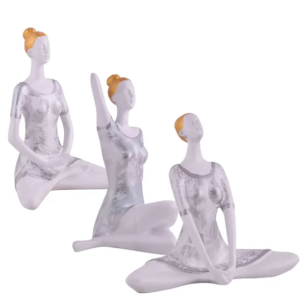 Suitable_for_Home_Decor_Yoga_Posture_Lady_Statue_Idol_for_Home_Yoga_Statue_Three_Pair_Admirable_Piece_of_Gift_(Silver)_-_14