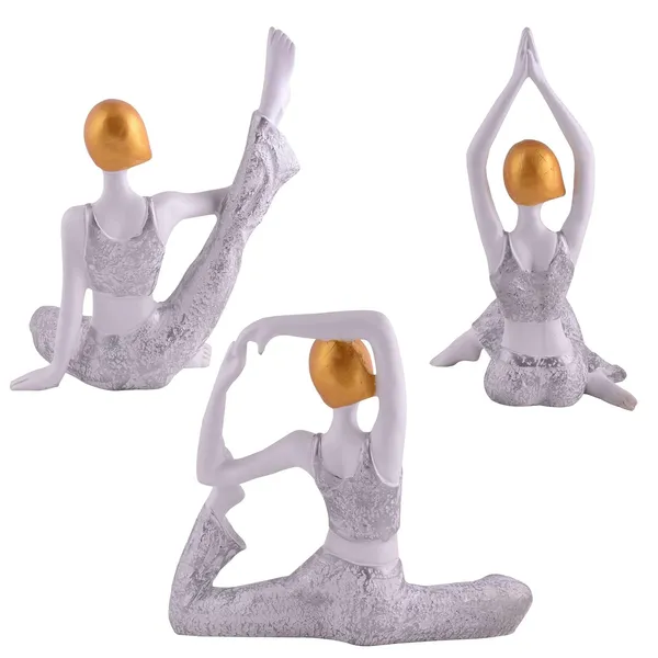 Suitable_for_Home_Decor_Yoga_Posture_Lady_Statue_Idol_for_Home_Yoga_Statue_Three_Pair_Admirable_Piece_of_Gift_(Silver)_-_15