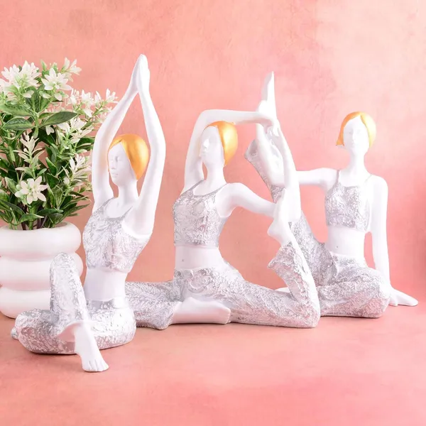 Suitable_for_Home_Decor_Yoga_Posture_Lady_Statue_Idol_for_Home_Yoga_Statue_Three_Pair_Admirable_Piece_of_Gift_(Silver)_-_15