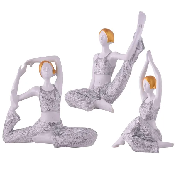Suitable_for_Home_Decor_Yoga_Posture_Lady_Statue_Idol_for_Home_Yoga_Statue_Three_Pair_Admirable_Piece_of_Gift_(Silver)_-_15