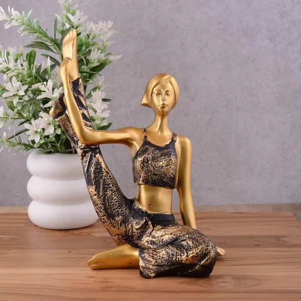 Suitable_for_Home_Decor_Yoga_Posture_Lady_Statue_Idol_for_Home_Yoga_Statue_Admirable_Piece_of_Gift_(Golden)_-_18