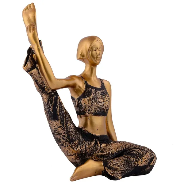 Suitable_for_Home_Decor_Yoga_Posture_Lady_Statue_Idol_for_Home_Yoga_Statue_Admirable_Piece_of_Gift_(Golden)_-_18
