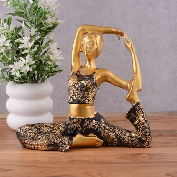 Suitable_for_Home_Decor_Yoga_Posture_Lady_Statue_Idol_for_Home_Yoga_Statue_Admirable_Piece_of_Gift_(Golden)_-_19