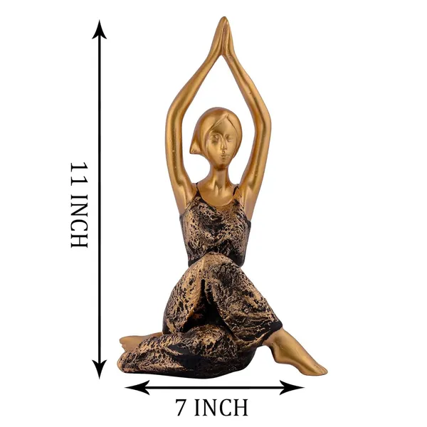 Suitable_for_Home_Decor_Yoga_Posture_Lady_Statue_Idol_for_Home_Yoga_Statue_Three_Pair_Admirable_Piece_of_Gift_(Golden)_-_20