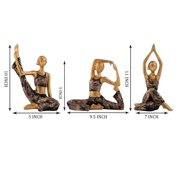 Suitable_for_Home_Decor_Yoga_Posture_Lady_Statue_Idol_for_Home_Yoga_Statue_Three_Pair_Admirable_Piece_of_Gift_(Golden)_-_21