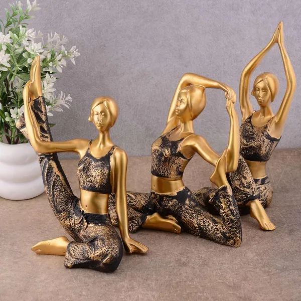 Suitable_for_Home_Decor_Yoga_Posture_Lady_Statue_Idol_for_Home_Yoga_Statue_Three_Pair_Admirable_Piece_of_Gift_(Golden)_-_21