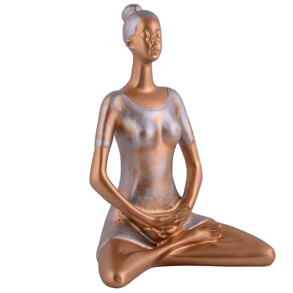Suitable_for_Home_Decor_Yoga_Posture_Lady_Statue_Idol_for_Home_Yoga_Statue_Admirable_Piece_of_Gift_(Golden)_-3