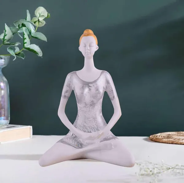 Suitable_for_Home_Decor_Yoga_Posture_Lady_Statue_Idol_for_Home_Yoga_Statue_Admirable_Piece_of_Gift_(Silver)_-4