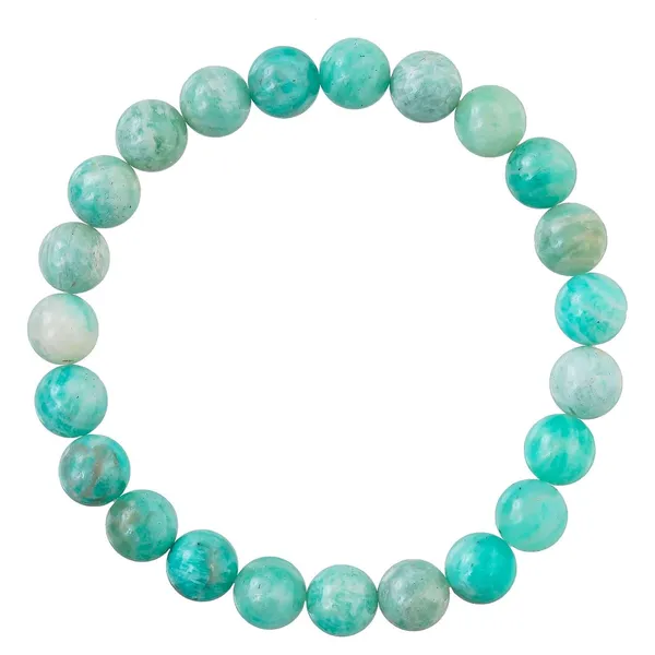 Amazonite_Bracelet_for_Women_Men's_Gifts_-_Protection_Healing_Crystal_Bracelet_-_8mm_Gemstone_Beaded_Adjustable