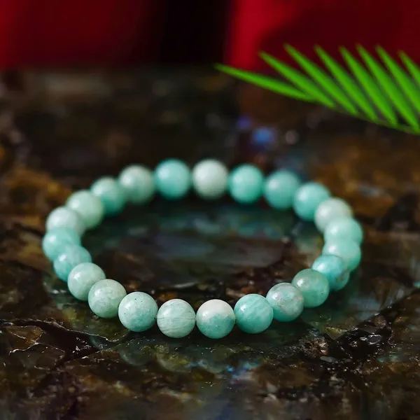 Amazonite_Bracelet_for_Women_Men's_Gifts_-_Protection_Healing_Crystal_Bracelet_-_8mm_Gemstone_Beaded_Adjustable