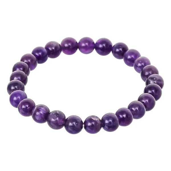Amethyst_Plain_Bracelet_for_Women_Men's_Gifts_-_Protection_Healing_Crystal_Bracelet_-_8mm_Gemstone_Beaded_Adjustable
