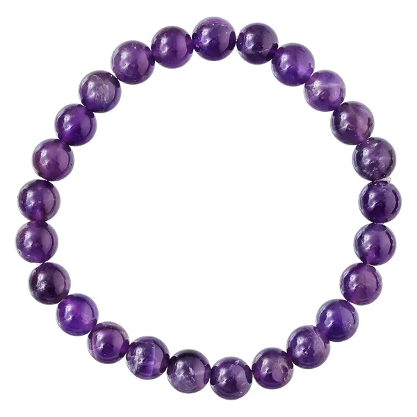 Amethyst_Plain_Bracelet_for_Women_Men's_Gifts_-_Protection_Healing_Crystal_Bracelet_-_8mm_Gemstone_Beaded_Adjustable
