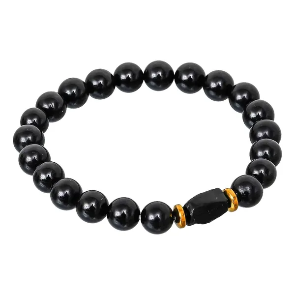 Multicolour_Black_Tourmaline_Bracelet_For_Women_Men'S_Gifts_-_Protection_Healing_Crystal_Bracelet_-_8Mm_Gemstone_Beaded_Adjustable