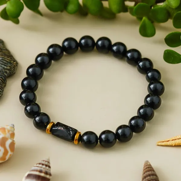 Multicolour_Black_Tourmaline_Bracelet_For_Women_Men'S_Gifts_-_Protection_Healing_Crystal_Bracelet_-_8Mm_Gemstone_Beaded_Adjustable