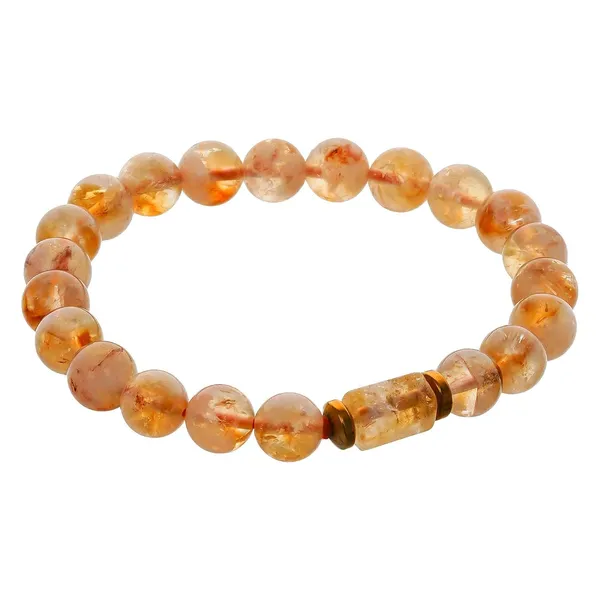 Citrine_Tumbler_Bracelet_for_Women_Men's_Gifts_-_Protection_Healing_Crystal_Bracelet_-_8mm_Gemstone_Beaded_Adjustable
