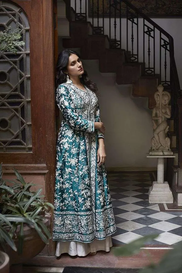 Black_Cotton_Embroidery_Straight_Kurti_Pant_With_Dupatta_Set_For_Women