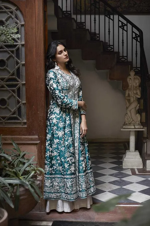 Black_Cotton_Embroidery_Straight_Kurti_Pant_With_Dupatta_Set_For_Women