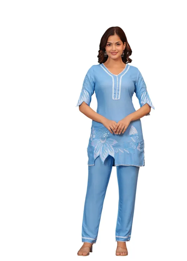 Black_Cotton_Embroidery_Straight_Kurti_Pant_With_Dupatta_Set_For_Women