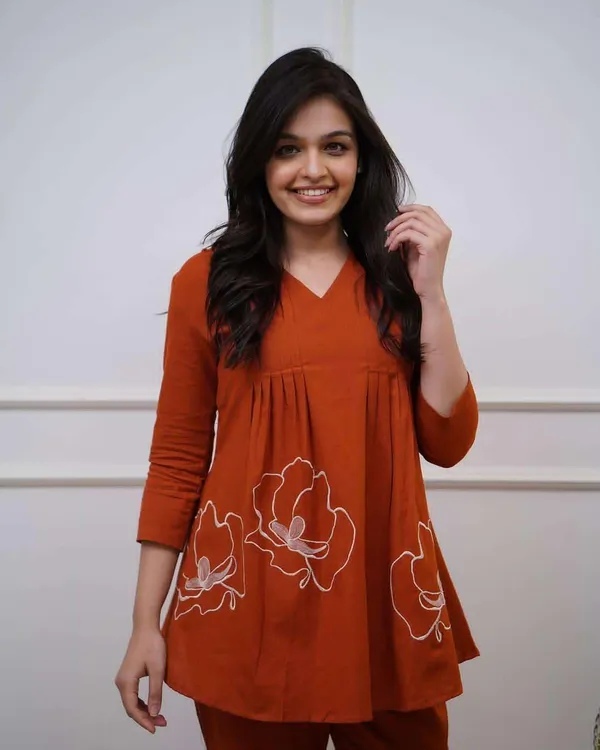 Black_Cotton_Embroidery_Straight_Kurti_Pant_With_Dupatta_Set_For_Women