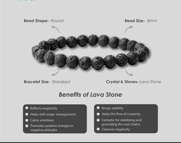 Lava_Bracelet_for_Women_Men's_Gifts_-_Protection_Healing_Crystal_Bracelet_-_8mm_Gemstone_Beaded_Adjustable