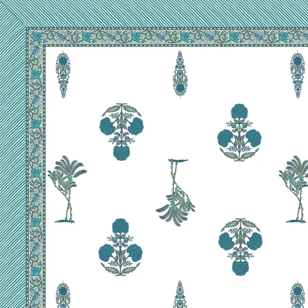 Ananta_See_Green_Cotton_Premium_&_Elegant_Printed_Double_Bedsheet_(_100"_X_108"_)__With_2_Pillow_Covers_(_17"_X_27"_)_By_Sabhinjo