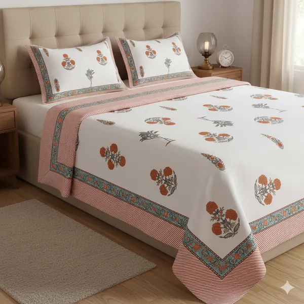 Ananta_Brown_Cotton_Premium_&_Elegant_Printed_Double_Dohar_(_90"_X_108"_)By_Sabhinjo