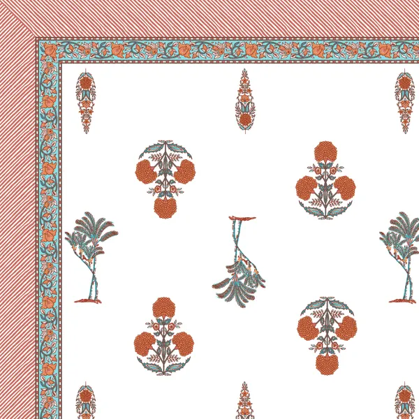 Ananta_Brown_Cotton_Premium_&_Elegant_Printed_Double_Dohar_(_90"_X_108"_)By_Sabhinjo